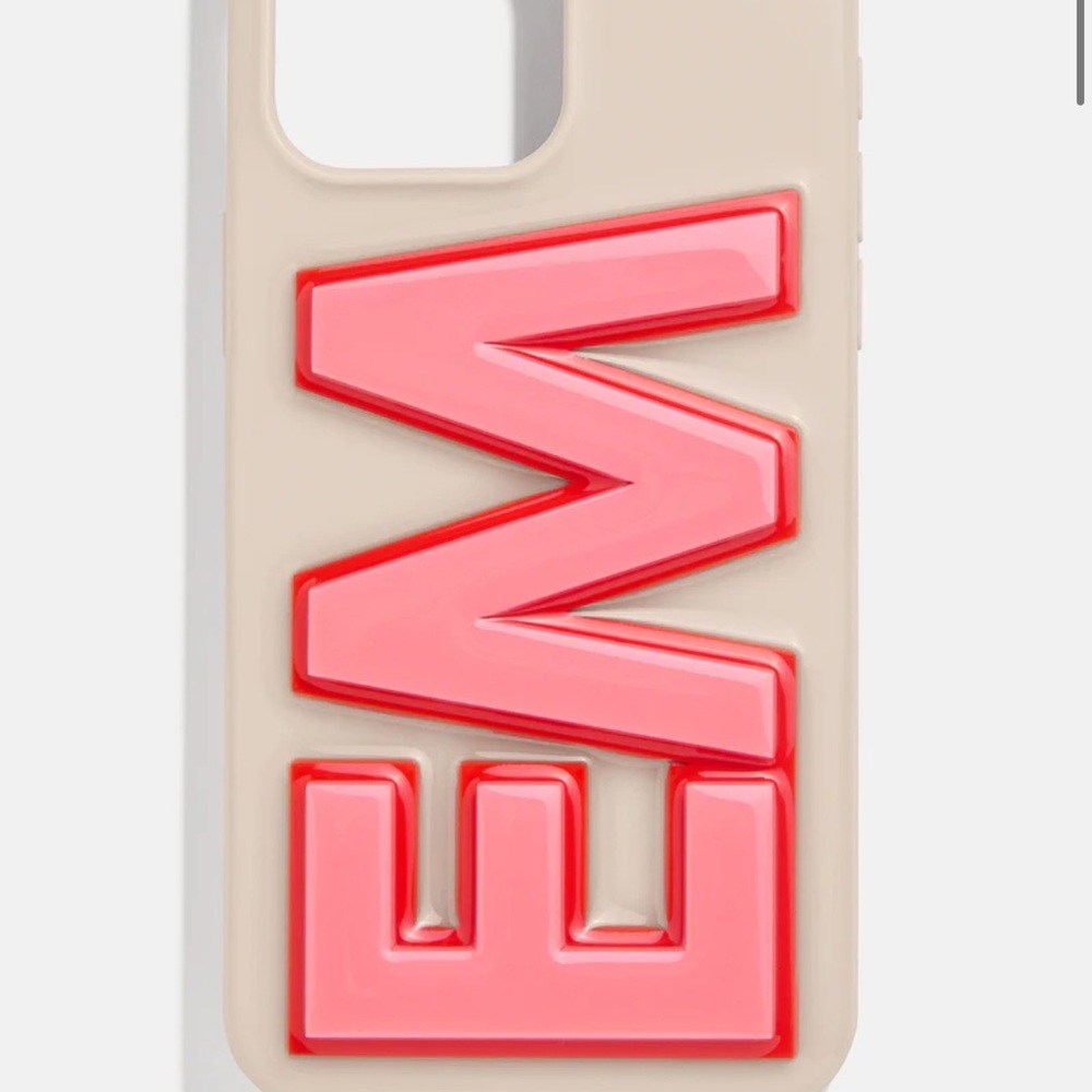 New baublebar Block Font Custom IPhone 15promax Case